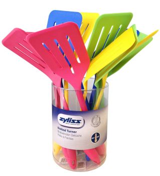 Zyliss E71642 Delikli Spatula, 12li Stand - 1