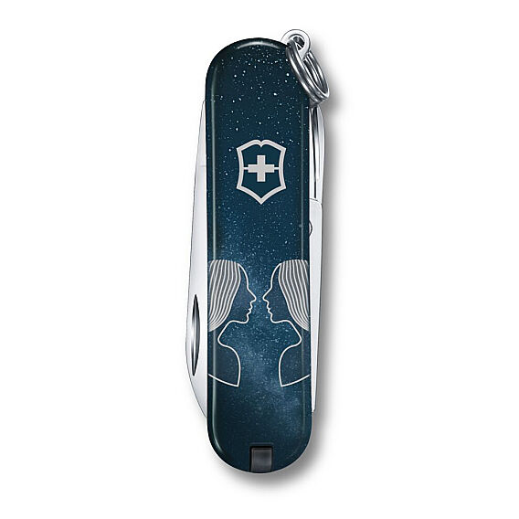 Victorinox 0.6223.2GEM Classic SD Zodiac Signs 58mm Çakı, İkizler Burcu - Victorinox (1)