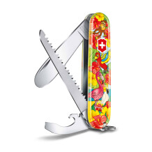 ​Victorinox 0.2373.E3 My First Victorinox Papağan Desenli Çakı ve Boyama Kitabı - 1