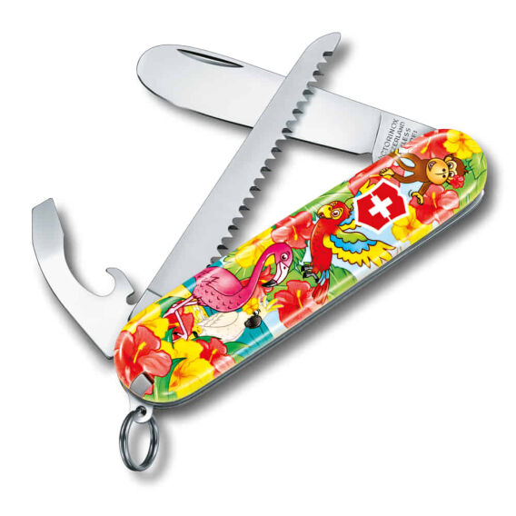 ​Victorinox 0.2373.E3 My First Victorinox Papağan Desenli Çakı ve Boyama Kitabı - 2
