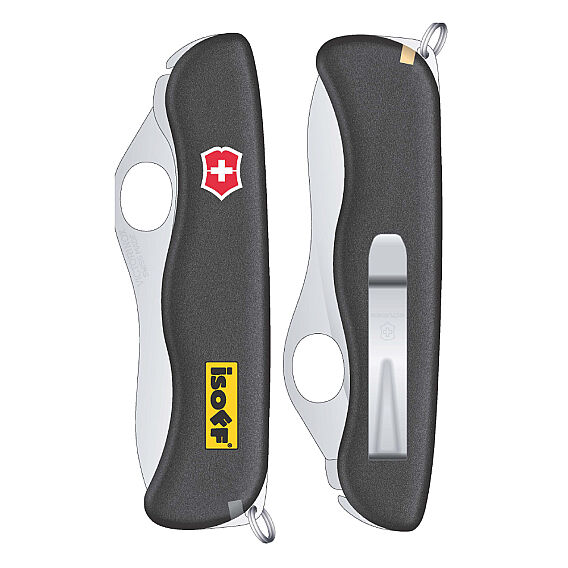 Victorinox 0.8416.M3 Sentinel Tek Elle Açılabilir Çakı, ISOFF Logolu - Victorinox