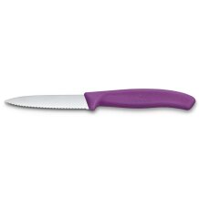 Victorinox 6.7635.C1 Swiss Classic 8cm Tırtıklı Soyma Bıçağı, Mor - 1