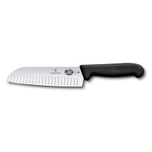 Victorinox Fibrox 17cm Santoku Bıçağı, Siyah, Blisterli - 1