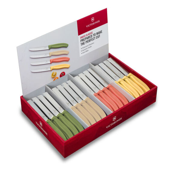 Victorinox 9.7056.80E1 Swiss Classic 11cm Tırtıklı Domates Bıçağı, 80li Stand - 2