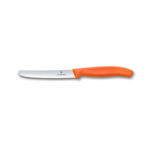 Victorinox 6.7839.C1 Swiss Classic 11cm Domates Bıçağı, Turuncu - 1