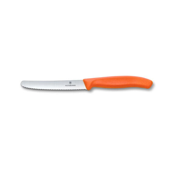 Victorinox 6.7839.C1 Swiss Classic 11cm Domates Bıçağı, Turuncu - 1