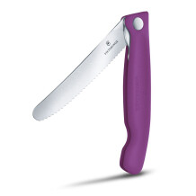 Victorinox Swiss Classic 11cm Tırtıklı Piknik Bıçağı, Mor - 3