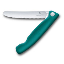 Victorinox Swiss Classic 11cm Tırtıklı Piknik Bıçağı, Yeşil - 1