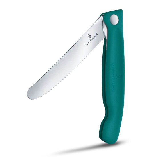 Victorinox Swiss Classic 11cm Tırtıklı Piknik Bıçağı, Yeşil - 3