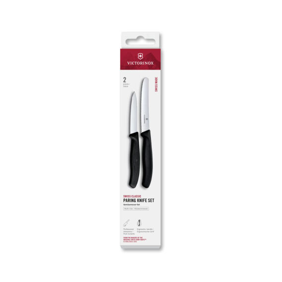 Victorinox 6.7113.2 Swiss Classic 2li Bıçak Set, Siyah - 1