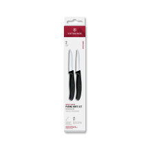 Victorinox 6.7493.2 Swiss Classic 2li Soyma Bıçağı Set, Siyah - 1