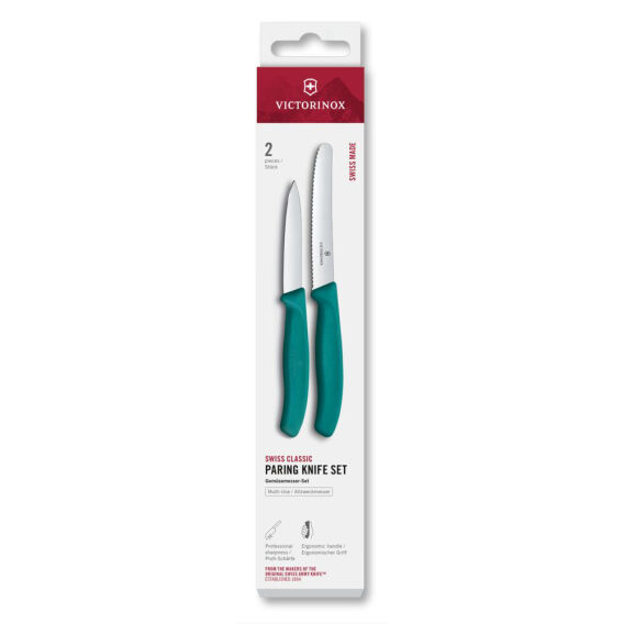 Victorinox 6.7114.2C1 Swiss Classic 2li Bıçak Set, Yeşil - 1