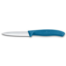 Victorinox 6.7632.C1 Swiss Classic 8cm Tırtıklı Soyma Bıçağı, Mavi - 1