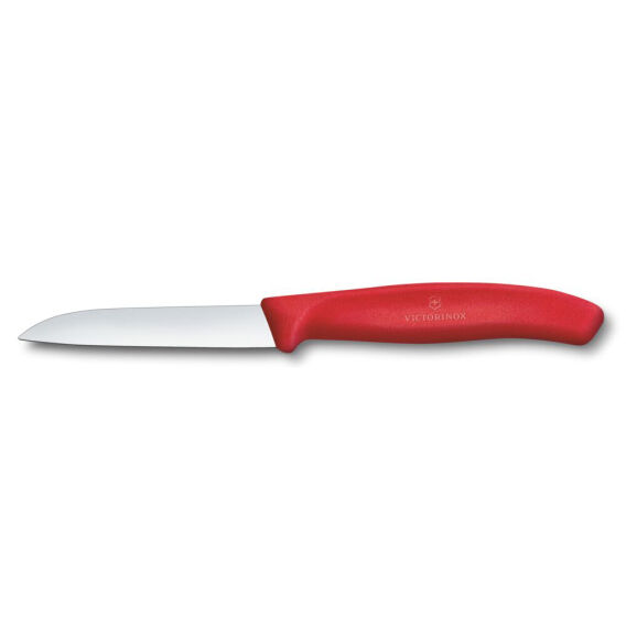 Victorinox Swiss Classic 8 cm Düz Soyma Bıçağı, Kırmızı - 1