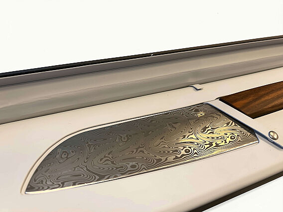 Victorinox 6.9050.17J20 Swiss Modern Damast 2020 Limitli Üretim Santoku Bıçağı - 9