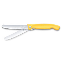 Victorinox Swiss Classic 11cm Tırtıklı Piknik Bıçağı, Sarı - 4