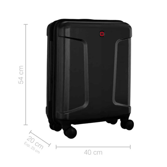 Wenger 610685 Legacy Carry On Bavul, Siyah - 6