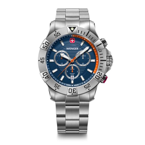 Wenger 01.0643.125 Seaforce Chrono Quartz Erkek Kol Saati - 1