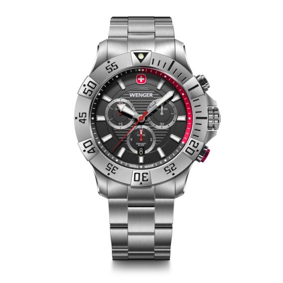 Wenger 01.0643.123 Seaforce Chrono Quartz Erkek Kol Saati - 1