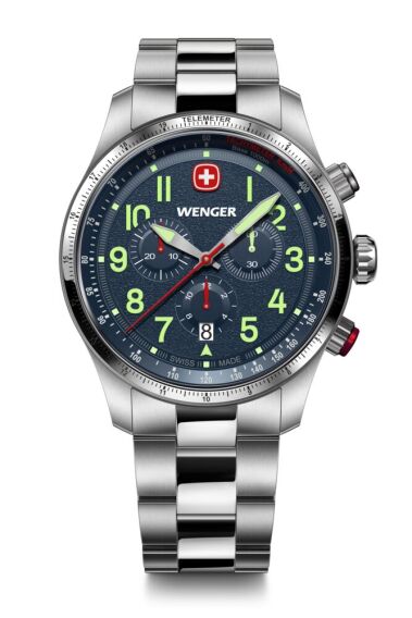 Wenger 01.0543.112 Terragraph Chrono Quartz Erkek Kol Saati - 1