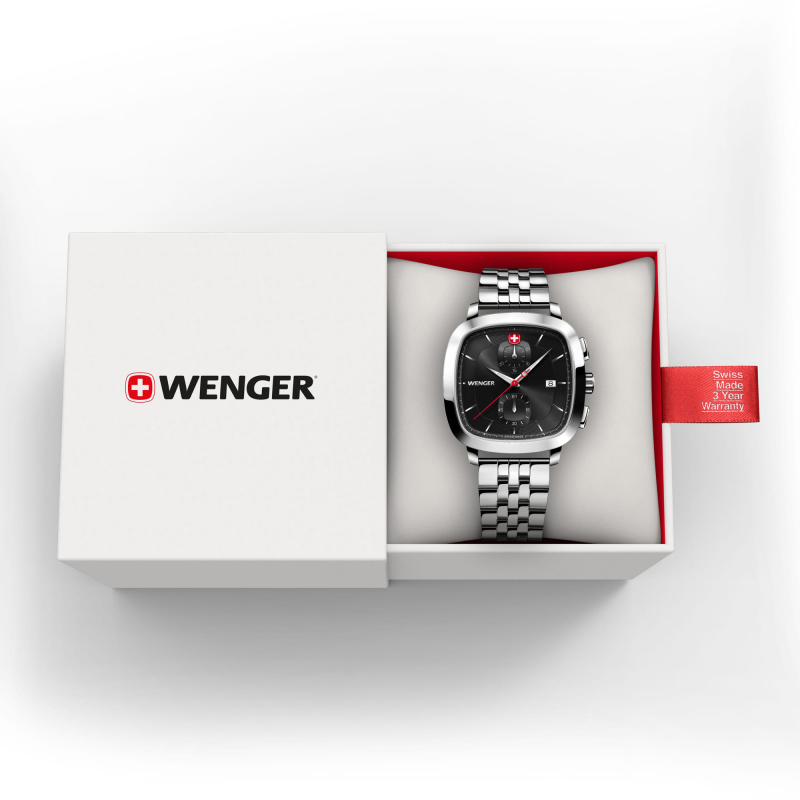 Wenger 01.1933.101 Vintage Classic Chrono 39.5mm Erkek Kol Saati - 2