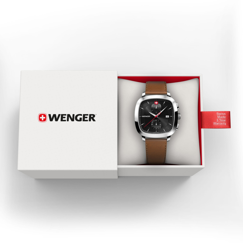 Wenger 01.1933.102 Vintage Classic Chrono 39.5mm Erkek Kol Saati - 2