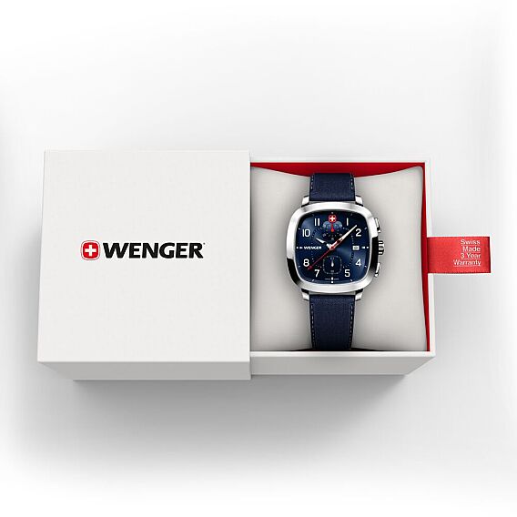Wenger 01.1933.110 Vintage Sport Chrono Quartz Erkek Kol Saati - 3