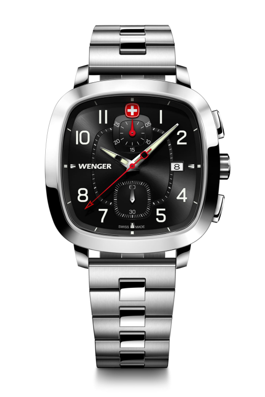 Wenger 01.1933.109 Vintage Sport Chrono 39.5mm Erkek Kol Saati - 1