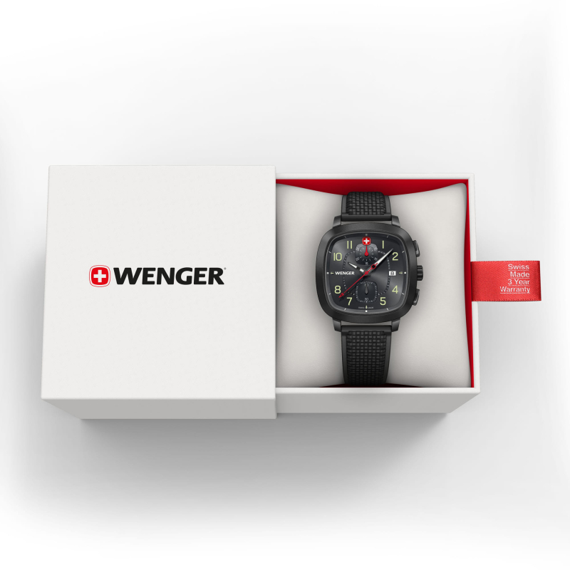 Wenger 01.1933.114 Vintage Sport Chrono 39.5mm Erkek Kol Saati - 2