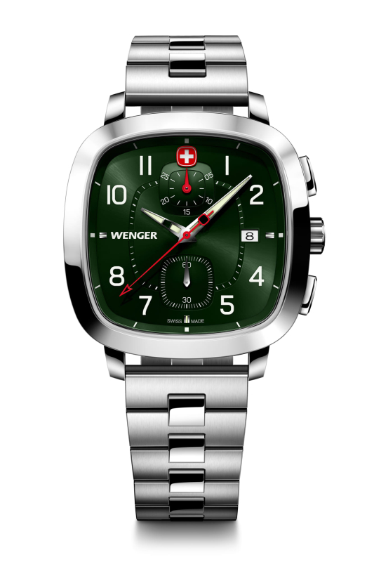 Wenger 01.1933.112 Vintage Sport Chrono 39.5mm Erkek Kol Saati - 1