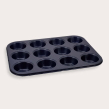 Zyliss Dayanıklı Yapışmaz 12 Gözlü Muffin Tepsisi - 1