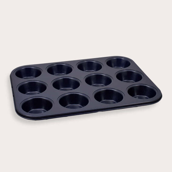 Zyliss Dayanıklı Yapışmaz 12 Gözlü Muffin Tepsisi - 1
