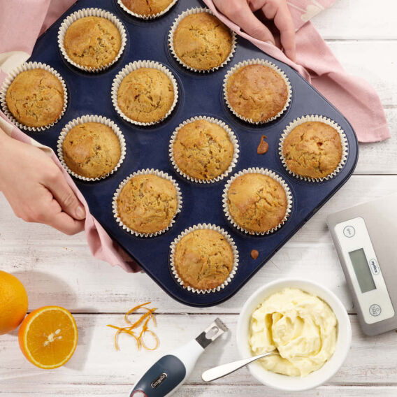 Zyliss Dayanıklı Yapışmaz 12 Gözlü Muffin Tepsisi - 5