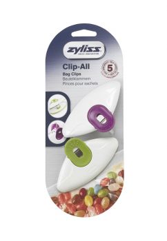 Zyliss E990030 2li Poşet Kapatma Klipsi, Büyük Boy - 2